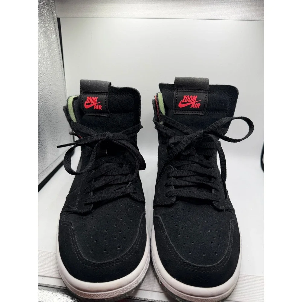Authentic Nike Air‎ Jordan 1 High Zoom Air CMFT Crater Black CT0978-005 Mens 8.5